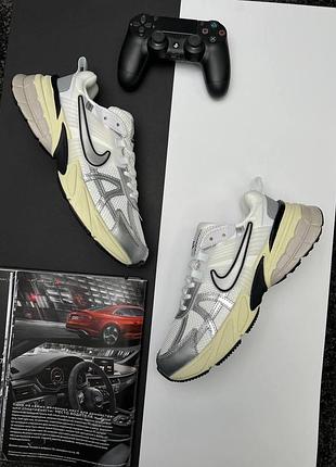 Мужские кроссовки nike runtekk white silver