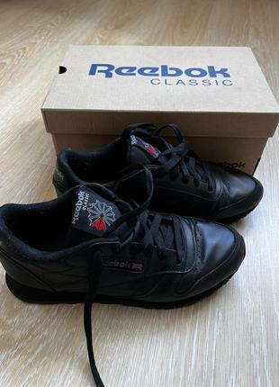 Кросовки reebok кожаные