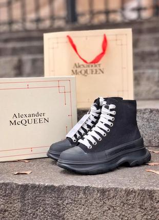 Черевики alexander mcqueen tread slick ботинки