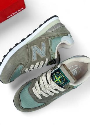 Кросівки new balance 574  stone island