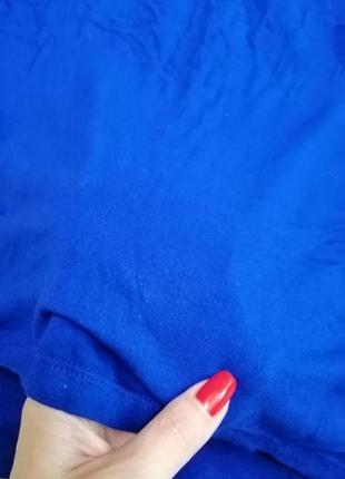 Синий женский летний сарафан макси3 фото