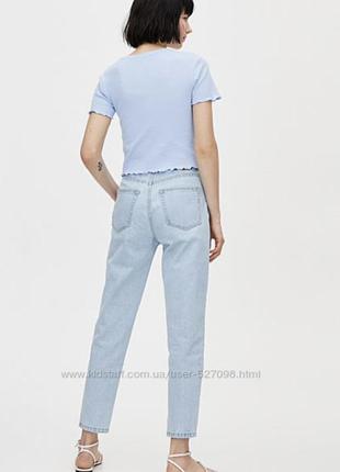 Джинси mom jeans pull&bear4 фото