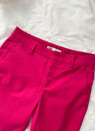 Розовые брюки zara2 фото