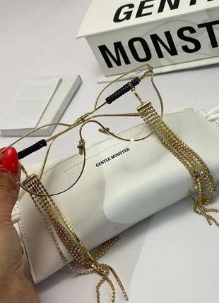 Окуляри з сережками бренд люксової якості 🏝️