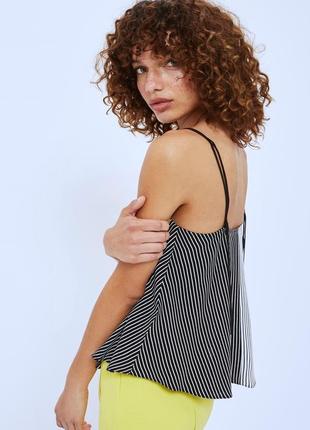 Распродажа! майка топ в полоску свободного кроя от topshop2 фото