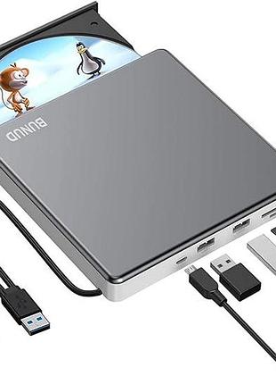 Сток зовнішній cd dvd-привід bunud, usb 3.0