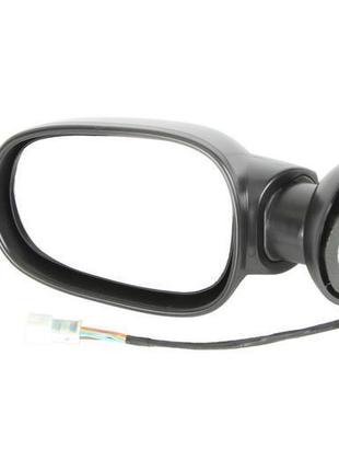 Бокове дзеркало dacia logan 09.04-01.09 у зборі ліве, ел. регулювання, з підігрівом, опукле, 5 pi (дачія логан) 186111590