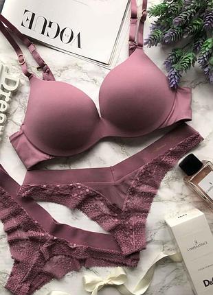 ⭐⭐⭐⭐⭐ комплект 🔥 нижнего белья пуш ап victoria’s secret
