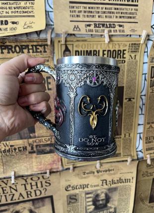 Кружка чашка кухоль игра престолов, дом драконов, таргариены2 фото