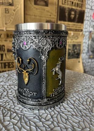Кружка чашка кухоль игра престолов, дом драконов, таргариены3 фото