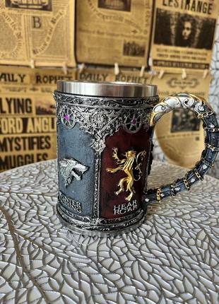 Кружка чашка кухоль игра престолов, дом драконов, таргариены4 фото