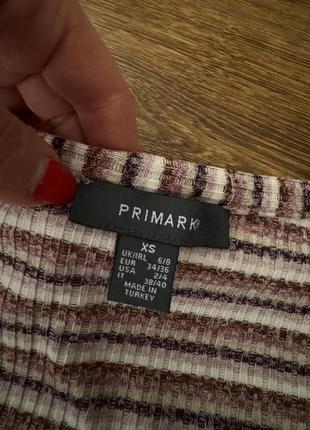 Брендова укорочена кофта "primark" у рубчик. розмір xs2 фото