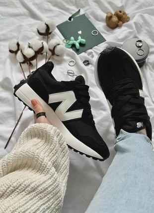 New balance 327 black6 фото