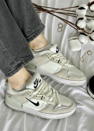 Dunk disrupt 2 pale ivory black1 фото