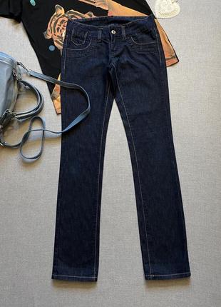 Темно-синие прямые джинсы vero moda2 фото