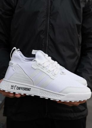 Мужские кроссовки adidas different white2 фото