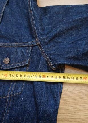 Куртка джинсовая винтажная vintage темно-синий цвет levi's 70506-0217size 424 фото