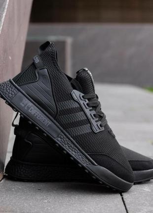 Мужские кроссовки adidas different black