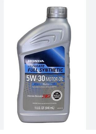 Моторное масло honda ultimate 5w-30 sp gf-6, 0,946л, (087989139)