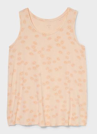 Красива якісна майка топ трапеція c&amp;a батал квіти етикетка