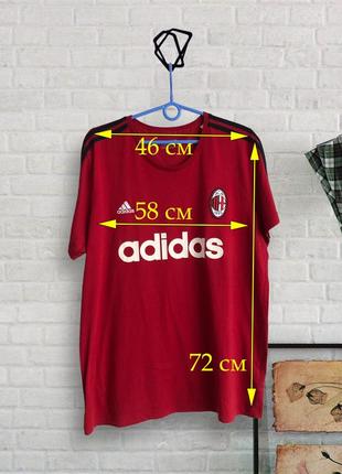 Чоловіча футболка adidas ac milan gr tee ins, (р. xl)6 фото