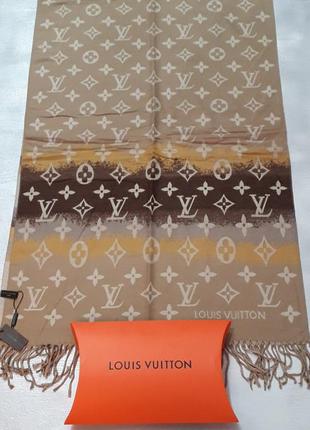 Палантин кашеміровий тепла в стилі louis vuitton🎗