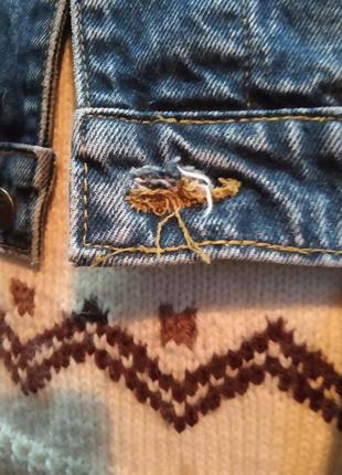 Куртка джинсова jinglers вінтажна, початок 90-х7 фото