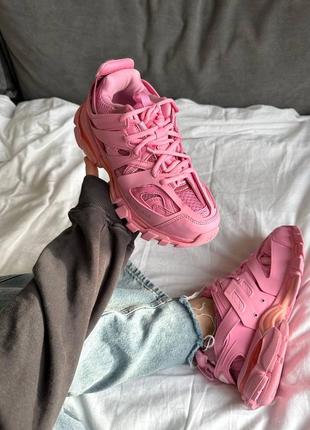 Кроссовки balenciaga track pink3 фото