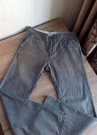 Брюки повсякденні сірі, хлопок