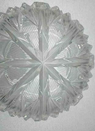 Страви та салатники б/у конфетниця кругла кришталева (10-15 см)4 фото