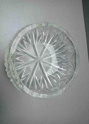 Страви та салатники б/у конфетниця кругла кришталева (10-15 см)3 фото