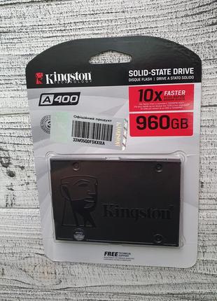 Ssd накопитель kingston a400 960gb 2.5" sataiii 3d tlc (sa400s37/960g)