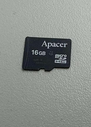 Карта флэш памяти  б/у microsd 16gb