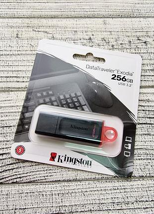 Usb накопитель kingston exodia 256gb usb 3.2 original!