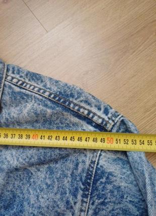 Куртка джинсовая голубой+ синий цвет levi's 70507- 0219 size s made in u.s.a