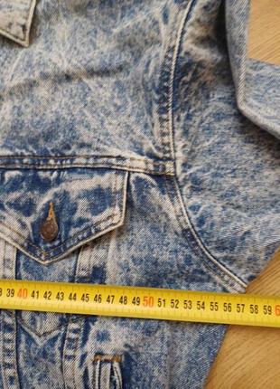 Куртка джинсовая голубой+ синий цвет 
levi's 70507- 0219  
size s  made in u.s.a3 фото