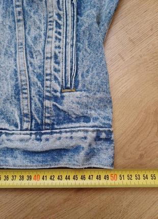 Куртка джинсовая голубой+ синий цвет levi's 70507- 0219 size s made in u.s.a