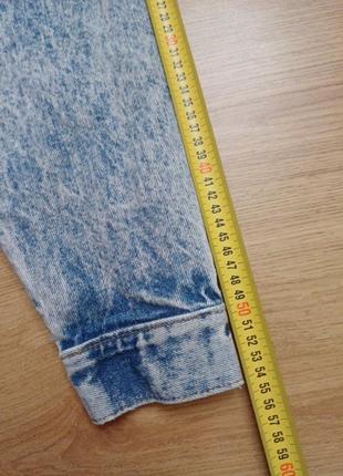 Куртка джинсовая голубой+ синий цвет levi's 70507- 0219 size s made in u.s.a