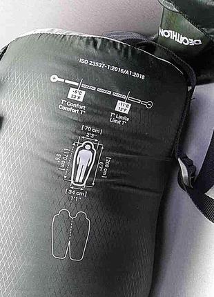 Спальні мішки туристичні б/у forclaz trek 500 sleeping bag -5° (m)