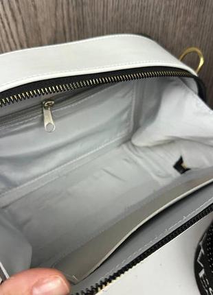 Качественная женская мини сумочка клатч ysl черная эко кожа, стильная сумка на плечо8 фото