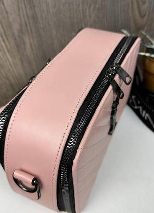 Качественная женская мини сумочка клатч ysl черная эко кожа, стильная сумка на плечо5 фото