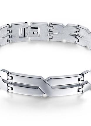 Мужской браслет primo x-biker - silver