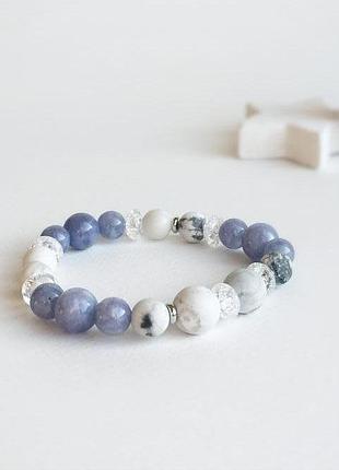 Браслет з натуральних каменів (модель № 92)