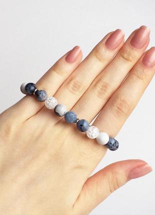 Браслет з натуральних каменів (модель № 229)