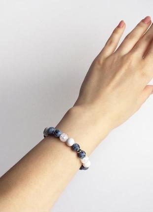 Браслет з натуральних каменів (модель № 229)2 фото