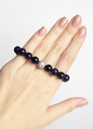 Браслет из натуральных камней "ночное небо" (модель № 319) jk jewelry3 фото