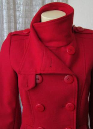 Пальто красное демисезонное 3 suisses р.44-46 5019а5 фото