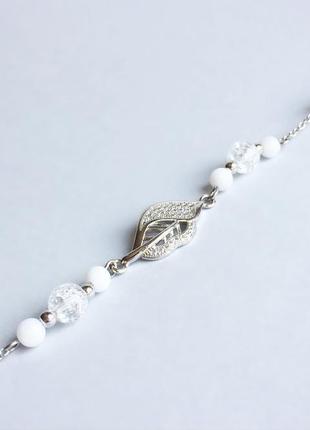 Браслет з гірського кришталю (модель № 389) jk jewelry2 фото