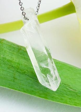 Підвіска кристал гірського кришталю кулон подарунок дівчині мамі дружині (модель № 667) jk jewelry