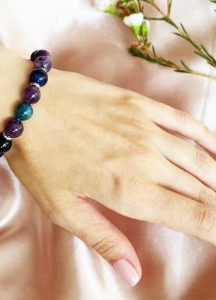 Космічний браслет браслет космос фіолетовий браслет подарунок дівчині (модель No 723) jkjewelry8 фото